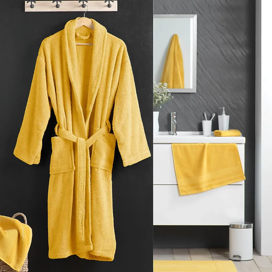 Eden Peignoir Col Chale Tendresse mimosa* Serviette De Toilette