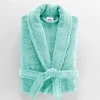 Eden Peignoir Col Chale Tendresse vert celadon* Serviette De Toilette