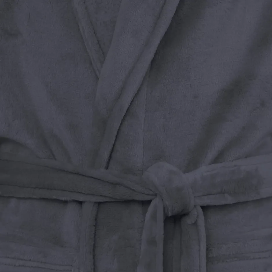 Sensei Maison Peignoir polaire mixte chaud & doux Silver Grey S KOMO* Peignoir De Bain