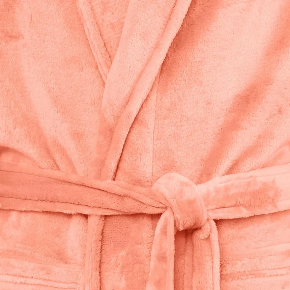 Sensei Maison Peignoir polaire mixte chaud & doux Rose Thé M KOMO* Peignoir De Bain