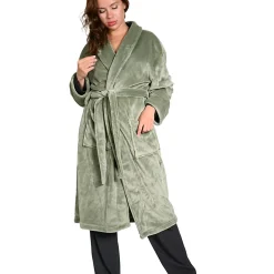Sensei Maison Peignoir polaire mixte chaud & doux Sauge L KOMO* Peignoir De Bain