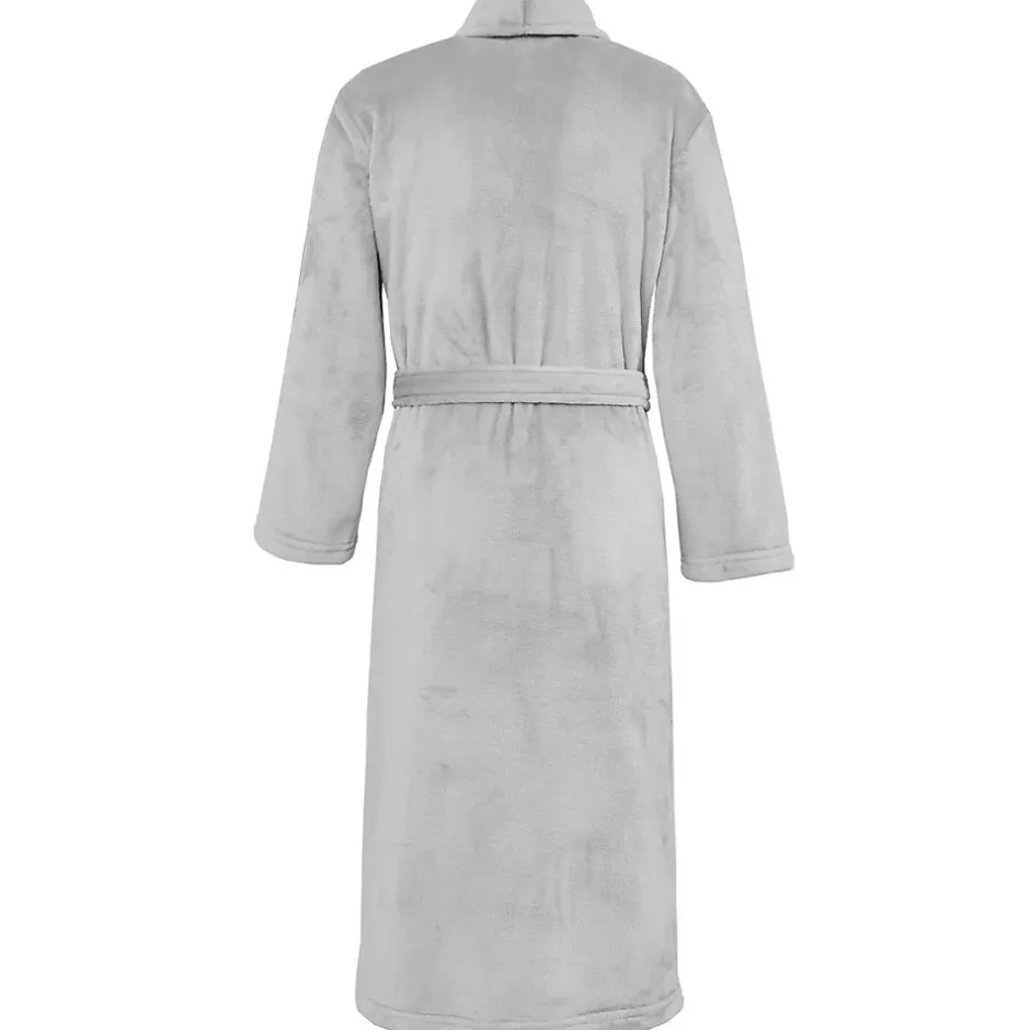 Sensei Maison Peignoir polaire mixte chaud & doux Gris Cendré L KOMO* Peignoir De Bain