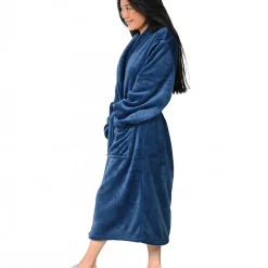 Sensei Maison Peignoir polaire mixte chaud & doux Denim XL KOMO* Peignoir De Bain