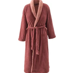 Sensei Maison Peignoir polaire mixte côtelé ultra chaud Terre Brulée S NOTTING HILL* Peignoir De Bain