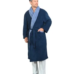 Sensei Maison Peignoir polaire mixte côtelé ultra chaud Denim L NOTTING HILL