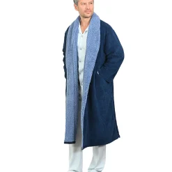 Sensei Maison Peignoir polaire mixte côtelé ultra chaud Denim XL NOTTING HILL