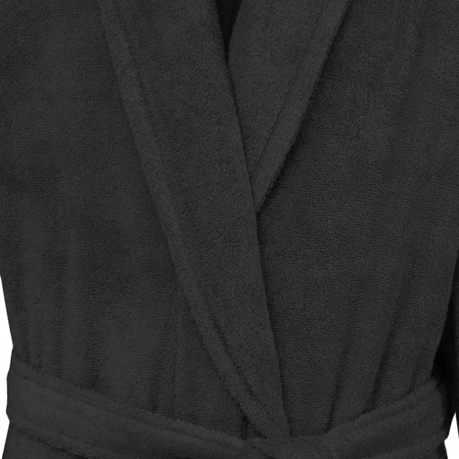 Sensei Maison Peignoir éponge homme-femme col châle 400 g/m² Carbone M STUDIO