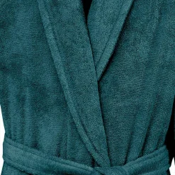 Sensei Maison Peignoir éponge homme-femme col châle 400 g/m² Denim L STUDIO