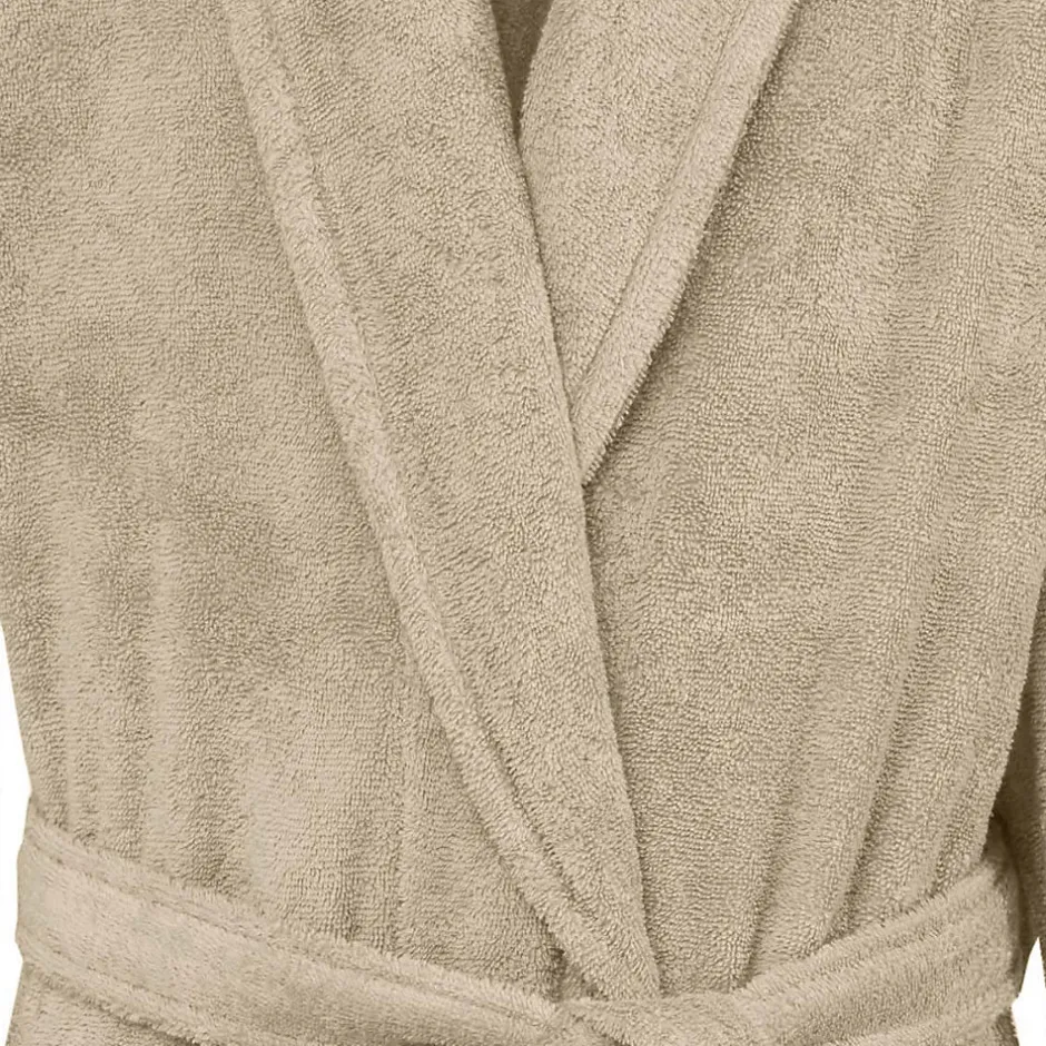 Sensei Maison Peignoir éponge homme-femme col châle 400 g/m² Sable XL STUDIO* Peignoir De Bain