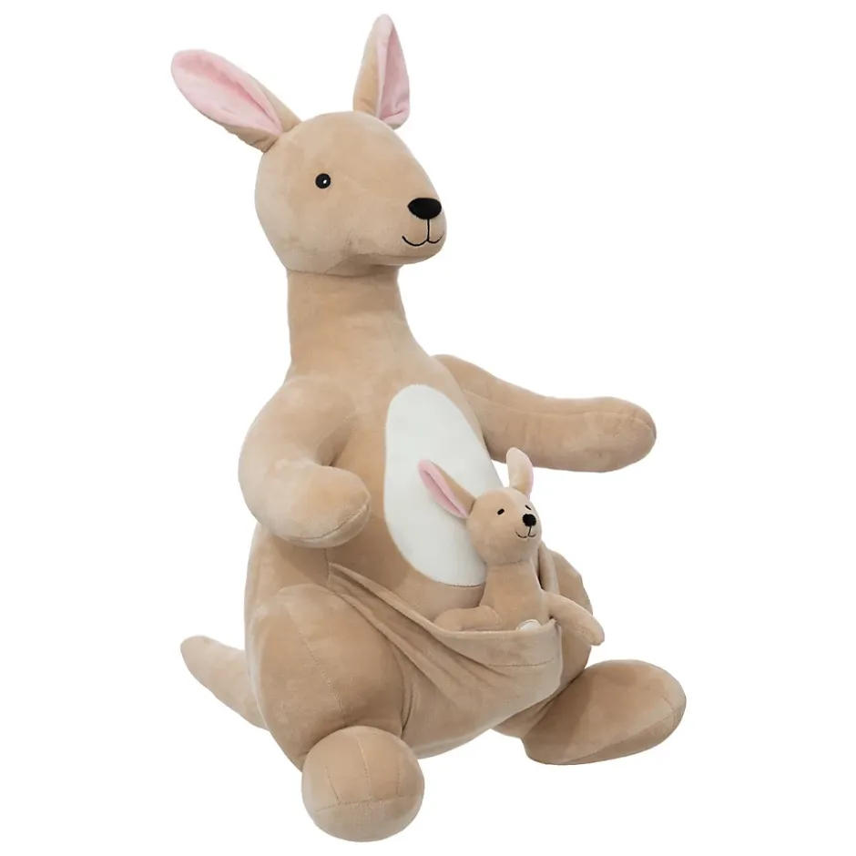 Atmosphera Peluche Kangourou XL (45x60 cm - Beige)* Serviette De Bain