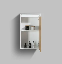 Bernstein Petit lave-mains en céramique sanitaire KW198 - 42x28x15cm - blanc brillant Avec cache chrome* Lavabo