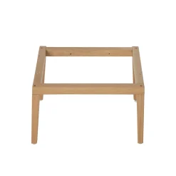 GoodHome Pieds en chêne pour colonne de salle de bains Avela 40 cm