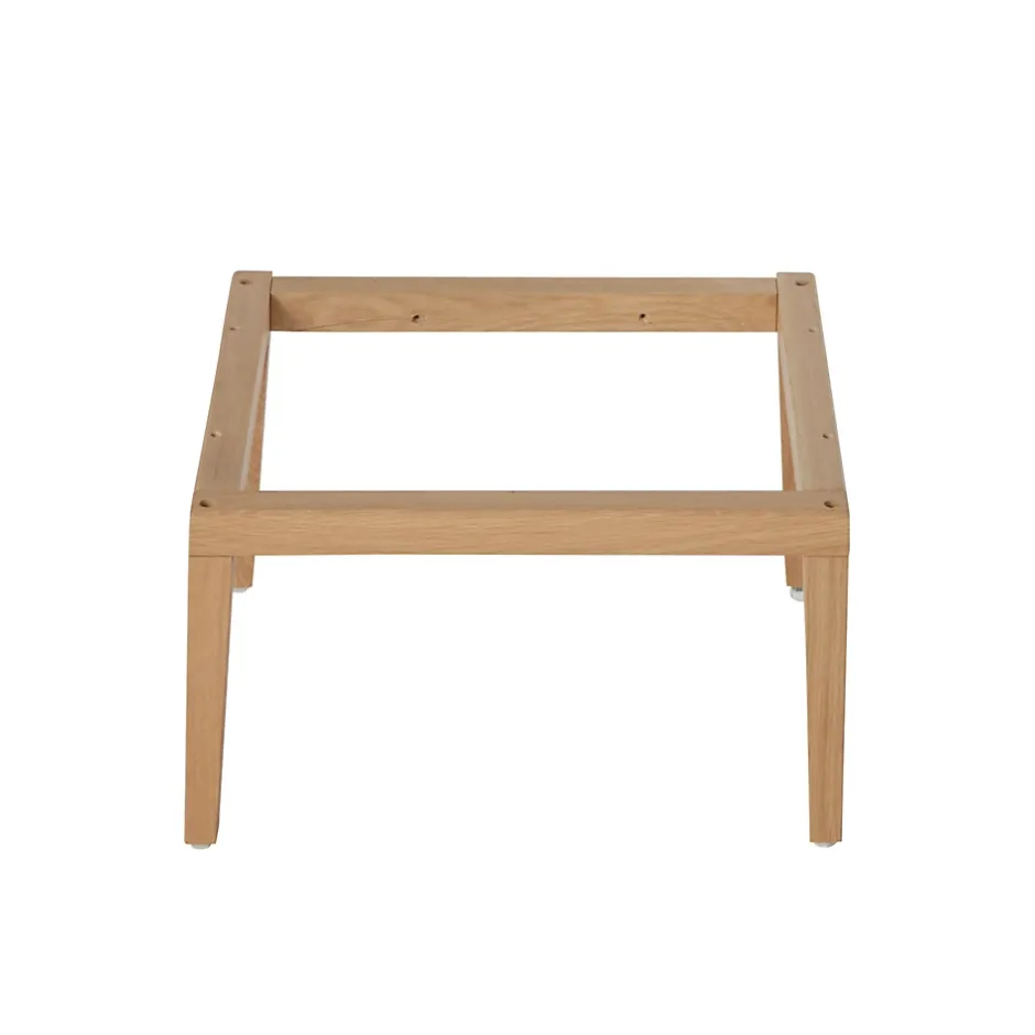 GoodHome Pieds en chêne pour colonne de salle de bains Avela 40 cm