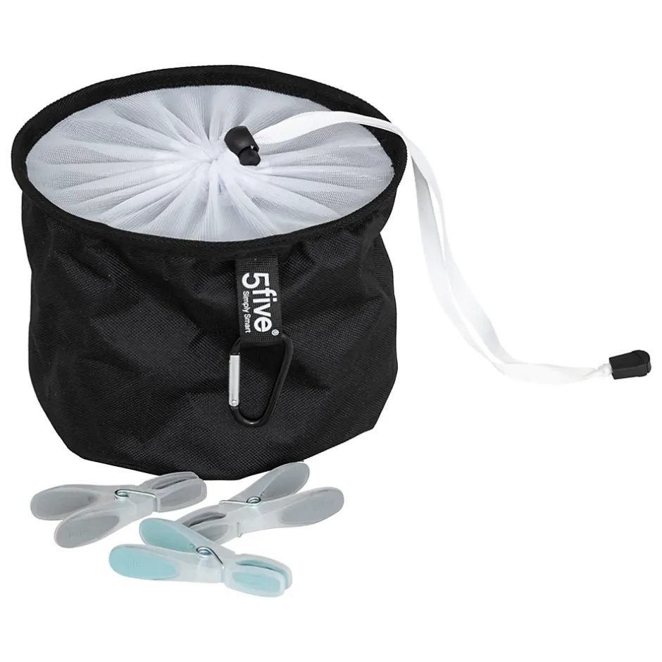 5Five Pinces à linge avec sac (lot de 24)