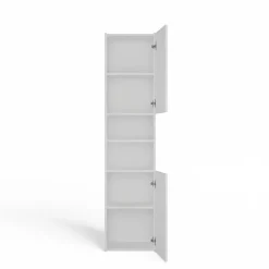Topeshop PISA 40 - Colonne de salle de bain 30x40x170 - Meuble salle de bain - Rangement salle de bain - Colonne rangement