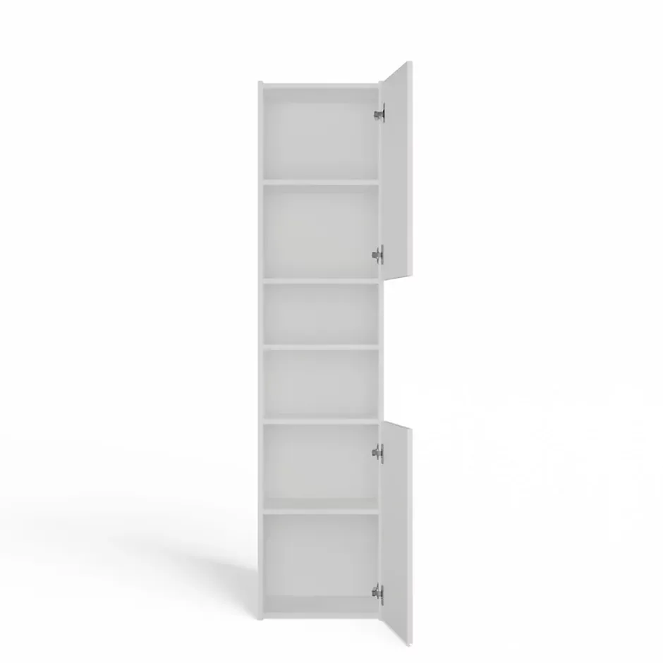 Topeshop PISA 40 - Colonne de salle de bain 30x40x170 - Meuble salle de bain - Rangement salle de bain - Colonne rangement