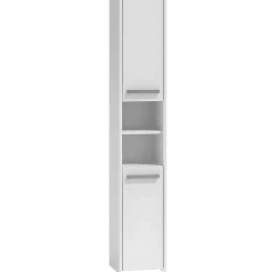 Topeshop PISA - Colonne de salle de bain 30x30x170 - Meuble salle de bain - Rangement salle de bain - Colonne rangement