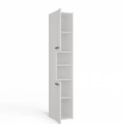 Topeshop PISA - Colonne de salle de bain 30x30x170 - Meuble salle de bain - Rangement salle de bain - Colonne rangement