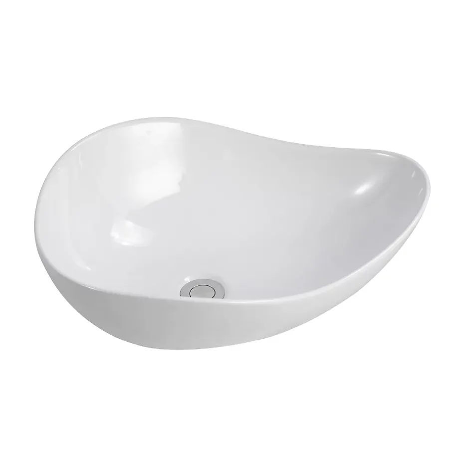 Ceramia PixL 50,5 x 38 x 18 cm vasque à poser Infinitio, sans trop-plein, blanc (CEPX5038)* Vasque À Poser