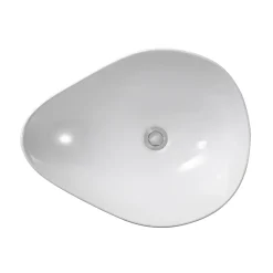Ceramia PixL 50,5 x 38 x 18 cm vasque à poser Infinitio, sans trop-plein, blanc (CEPX5038)* Vasque À Poser