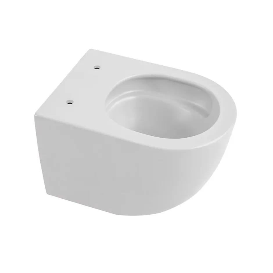 Ceramica PixL WC suspendu en céramique sans bride Tornado Quiet et fixations invisibles + abattant frein de chute, blanc (CEPX010RTORPWM)