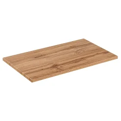 Stellameuble Plan 60cm WOTAN pour vasque à poser aspect Chêne