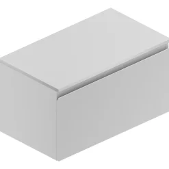 Ipiemme SRL Plan de toilette blanc L.90 x l.51,5 x ép.2 cm, Pura+* Plan De Travail Buanderie|Plan De Travail Salle De Bains