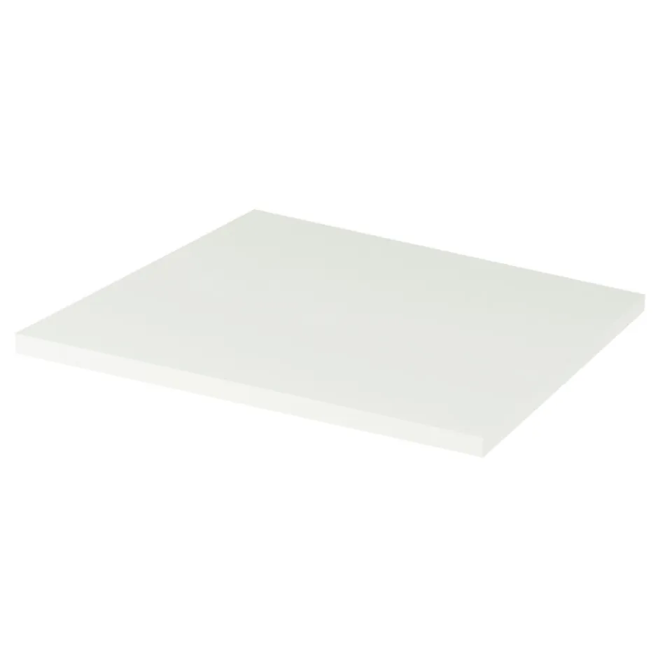 GoodHome Plan de toilette blanc mat L.60 x l.45 x ép.2,8 cm, Perma* Plan De Travail Buanderie|Plan De Travail Salle De Bains