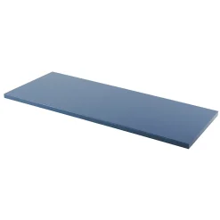 GoodHome Plan de toilette bleu mat L.120 x l.45 x ép.2,8 cm, Perma