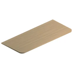 Plan de toilette en mélaminé décor bois naturel Alba 119,5 cm