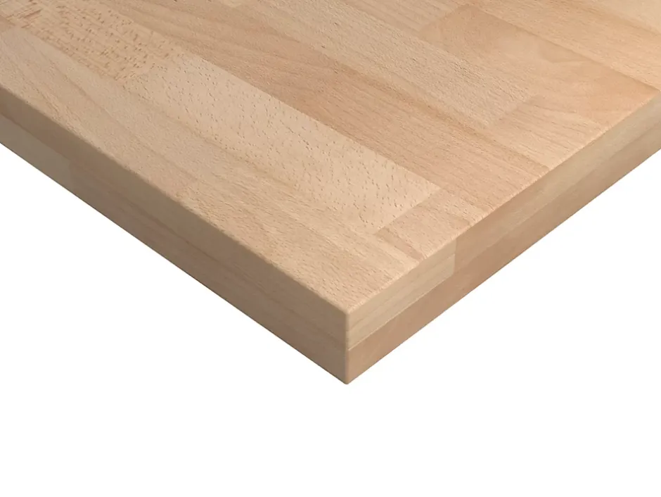 GoodHome Plan de toilette Hartland L. 80 cm chêne