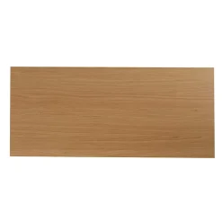 GoodHome Plan de toilette Avela placage chêne 100 cm