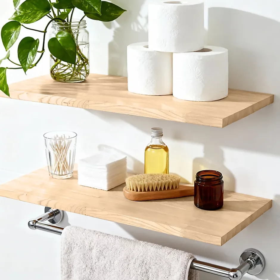 GoodHome Plan de toilette Talland 80 cm* Plan De Travail Buanderie|Plan De Travail Salle De Bains