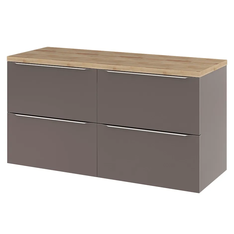 GoodHome Plan de toilette Hartland L. 120 cm chêne* Plan De Travail Buanderie|Plan De Travail Salle De Bains