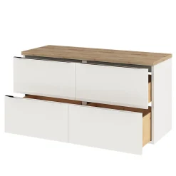 GoodHome Plan de toilette Hartland L. 120 cm chêne* Plan De Travail Buanderie|Plan De Travail Salle De Bains