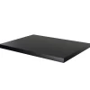 GoodHome Plan de toilette L.60,5 x l.45,5 cm, noir mat, Cadelia