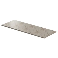 GoodHome Plan de toilette L.120 x l.45 x ép.2 cm effet marbre beige Cadélia* Plan De Travail Buanderie|Plan De Travail Salle De Bains