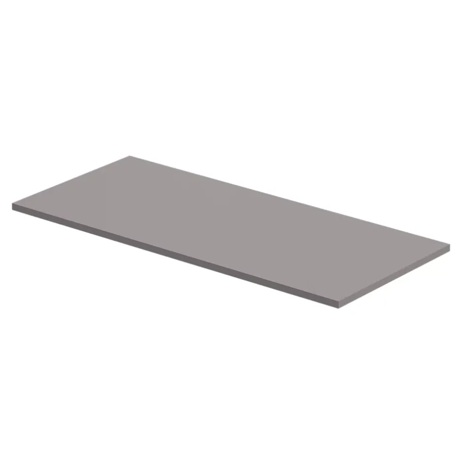 GoodHome Plan de toilette L.100 x l.45 x ép.1,8 cm, beige cachemire, Kentia* Plan De Travail Buanderie|Plan De Travail Salle De Bains