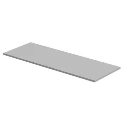 GoodHome Plan de toilette L.120 x l.45 x ép.18 cm blanc mat Kentia