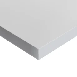 GoodHome Plan de toilette L.120 x l.45 x ép.18 cm blanc mat Kentia