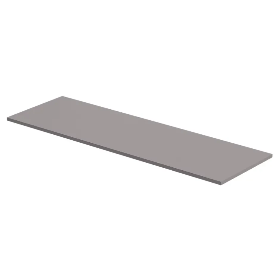 GoodHome Plan de toilette L.140 x l.45 x ép.1,8 cm beige cachemire Kentia