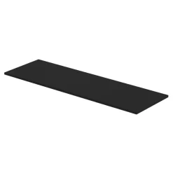 GoodHome Plan de toilette L.140 x l.45 x ép.1,8 cm noir mat Kentia* Plan De Travail Buanderie|Plan De Travail Salle De Bains