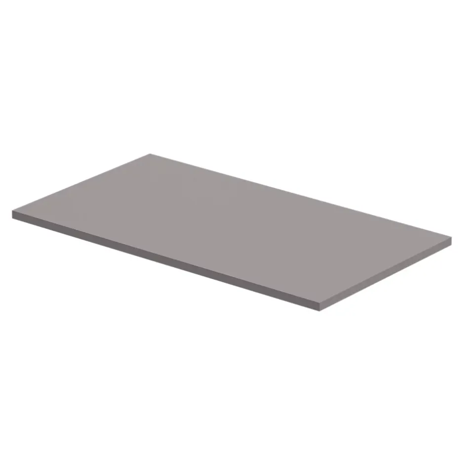 GoodHome Plan de toilette L.80 x l.45 x ép.1,8 cm, beige cachemire, Kentia* Plan De Travail Buanderie|Plan De Travail Salle De Bains