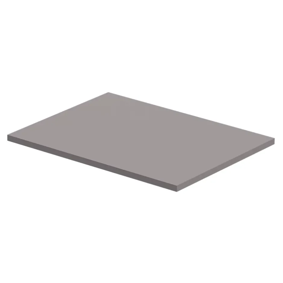 GoodHome Plan de toilette L.60 x l.45 x ép.1,8 cm, beige cachemire, Kentia* Plan De Travail Buanderie|Plan De Travail Salle De Bains