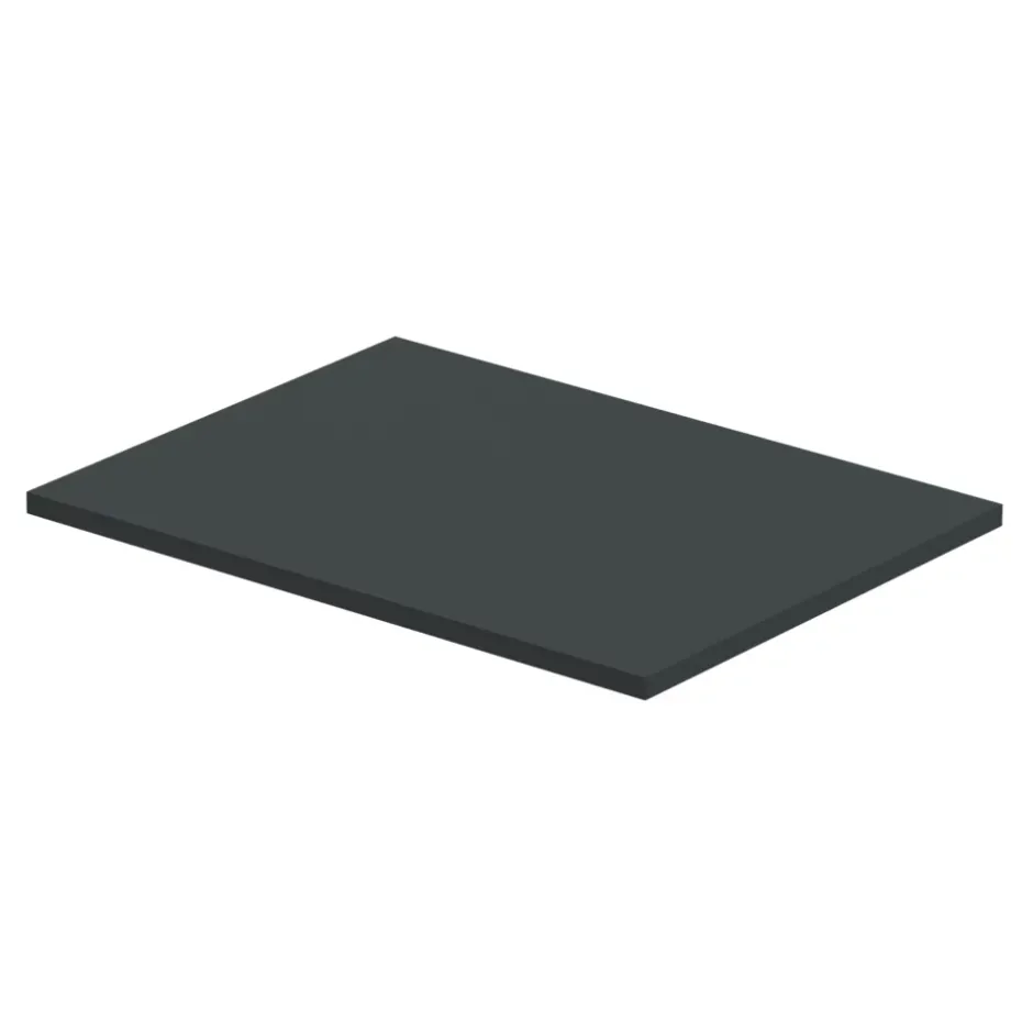 GoodHome Plan de toilette L.60 x l.45 x ép.1,8 cm, vert forêt, Kentia