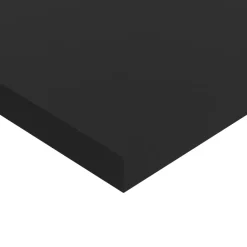 GoodHome Plan de toilette L.120 x l.45 x ép.18 cm noir mat Kentia