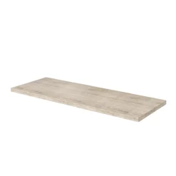 GoodHome Plan de toilette L.120 x l.45 x ép.2 cm effet travertin Cadélia