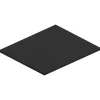 Ipiemme SRL Plan de toilette noir mat L.60 x l.51,5 x ép.2 cm, Pura+* Plan De Travail Buanderie|Plan De Travail Salle De Bains