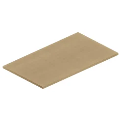 Ipiemme SRL Plan de toilette plaqué chêne miel L.90 x l.51,5 x ép.2 cm, Pura+