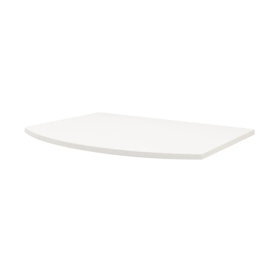 Plan de toilette pour vasque à poser Vague blanc brillant 69,4 cm* Plan De Travail Salle De Bains|Plan De Travail Buanderie